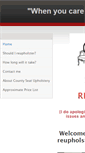 Mobile Screenshot of countyseatupholstery.com
